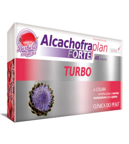 Alcachofra Plan Forte Turbo - 40 Ampolas - Fharmonat